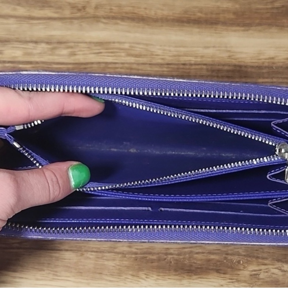 Louis Vuitton Purple Epi Leather Wallet - Picture 12 of 16